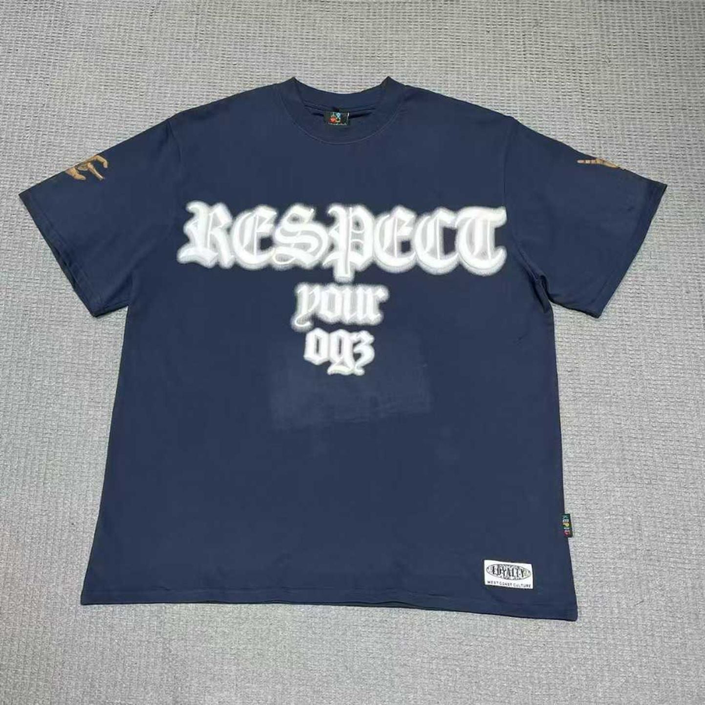 GreenTeckxKeeping Crossover Tee Navy blue