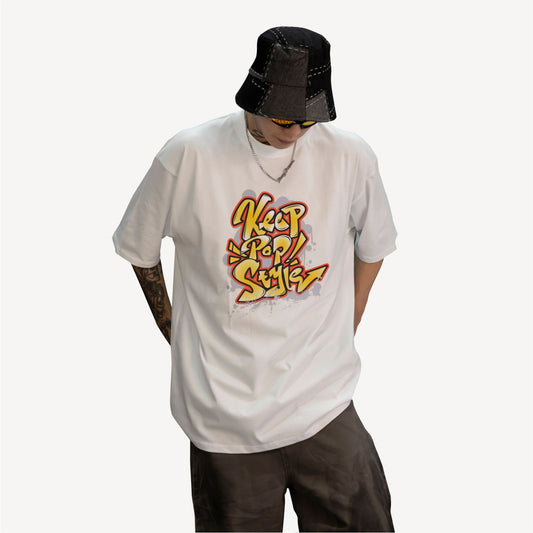 KeepPopStyle T-shirt Graffiti Style