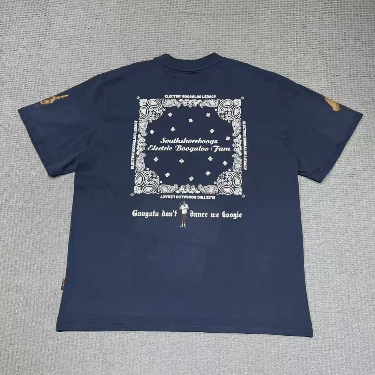 GreenTeckxKeeping Crossover Tee Navy blue
