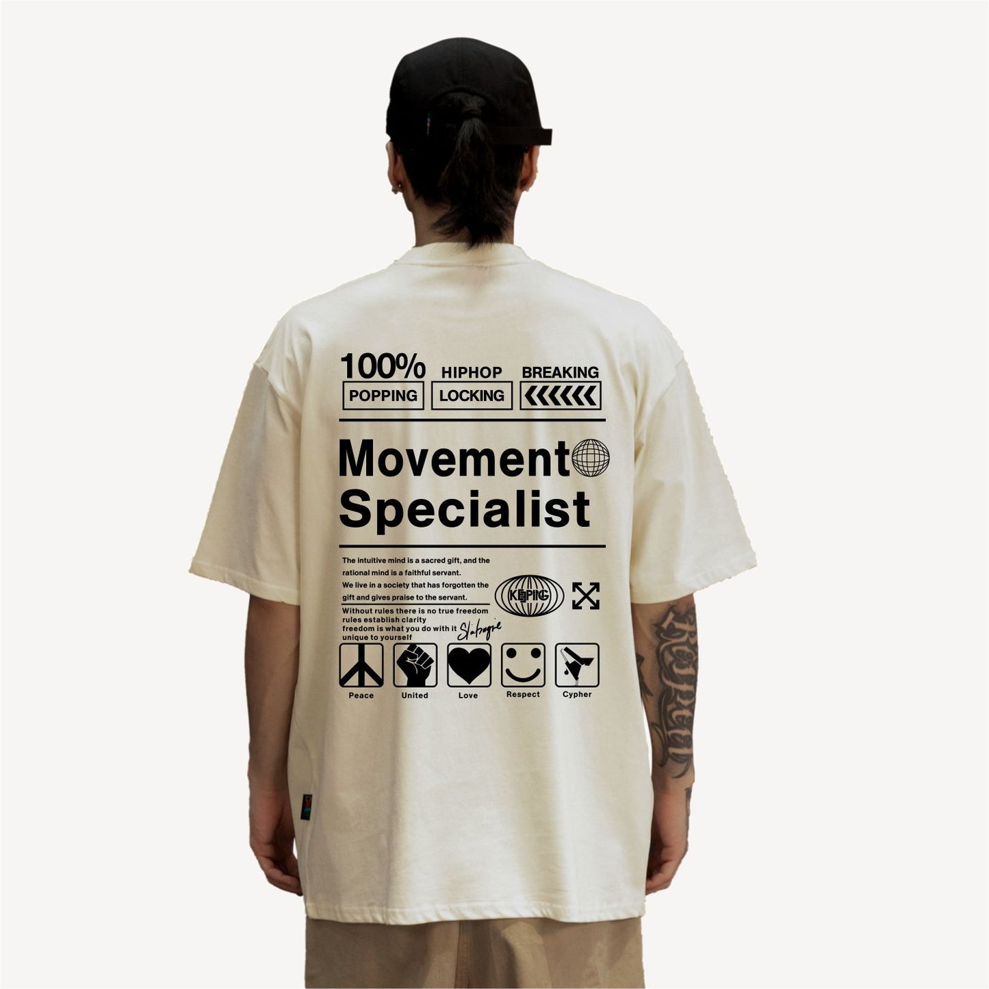 slimboogiexKeeping Crossover "Movement Specialist "T-shirt