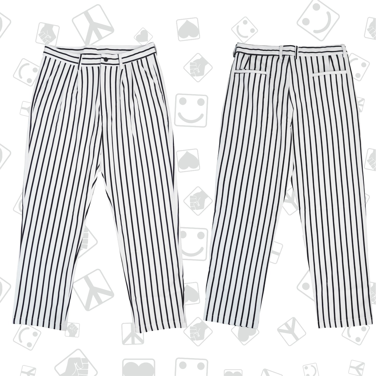 Keeping Striped suit pants