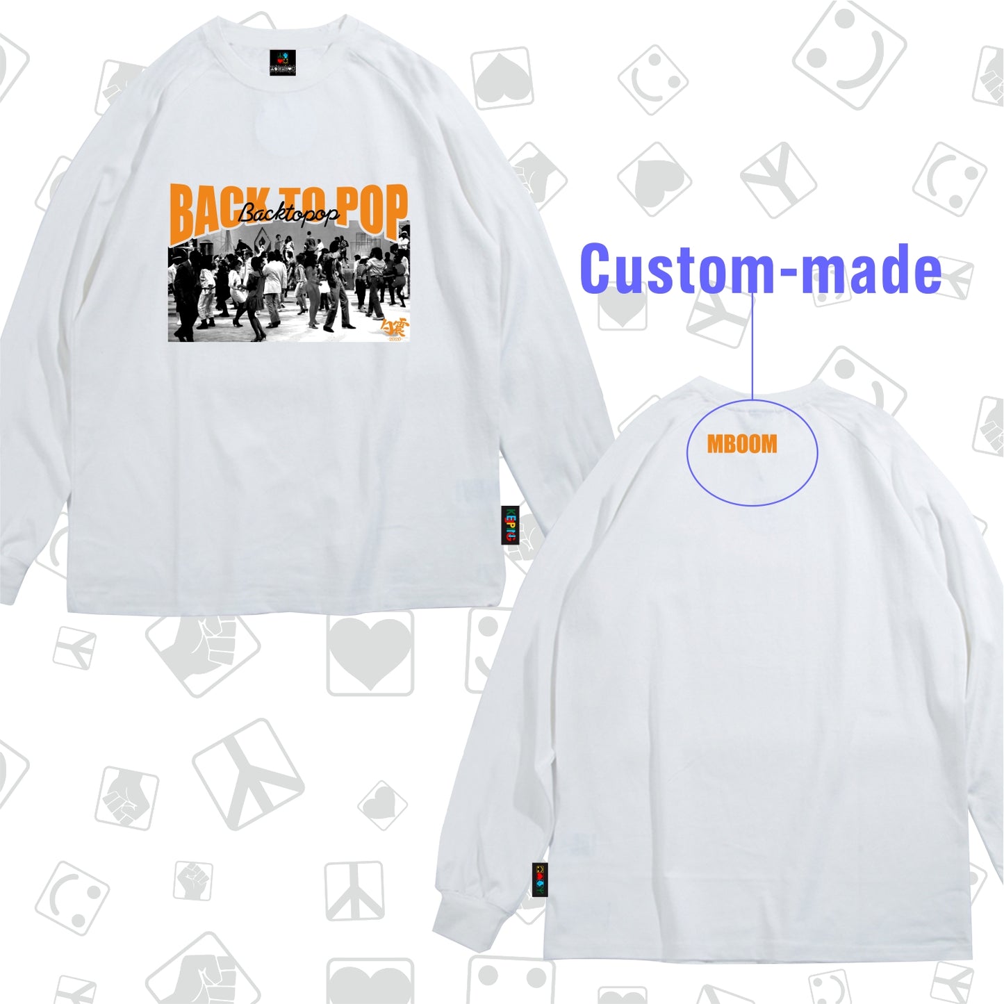 Back TopopxKeeping Crossover 4.0(soul) Long sleeve