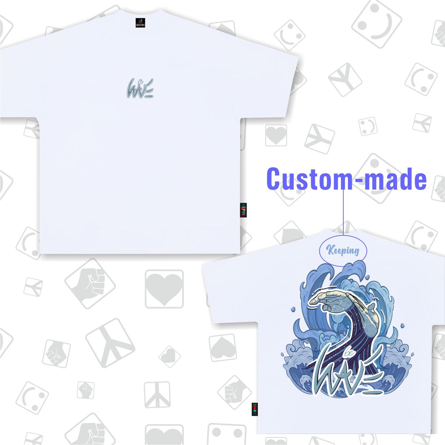 DokyunxKeeping Crossover  T-shirt