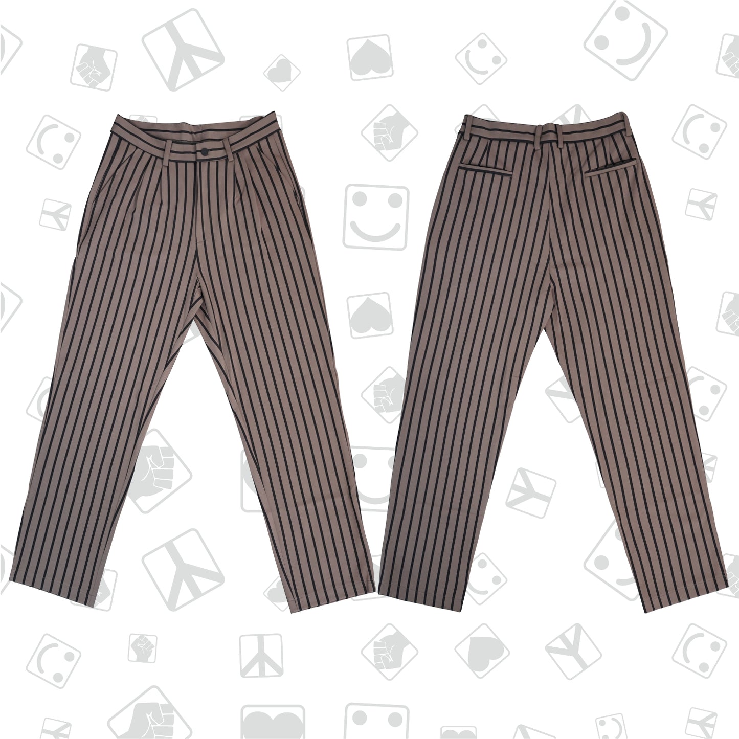 Keeping Striped suit pants