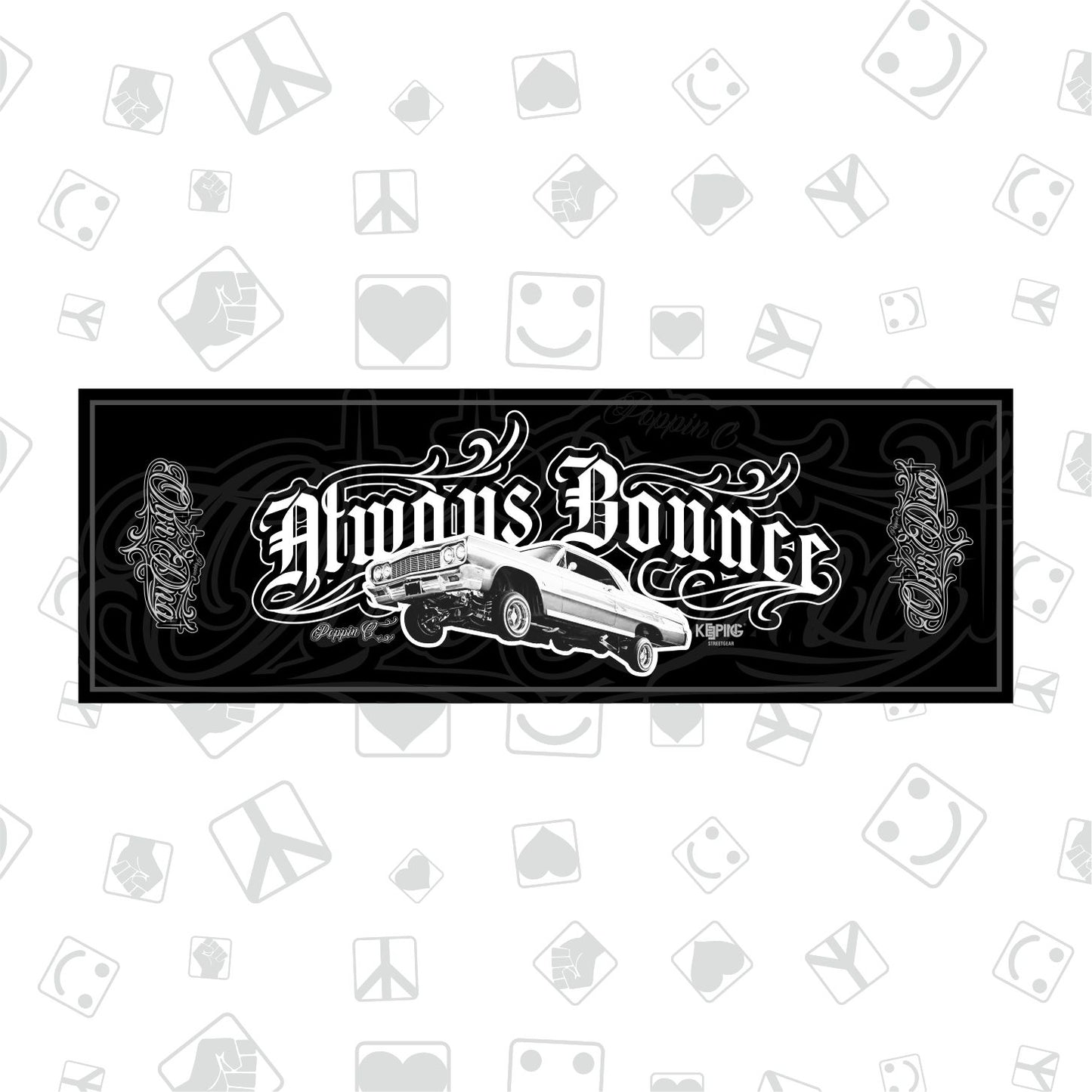 PoppinCxKeeping Crossover Necklace and sports towel