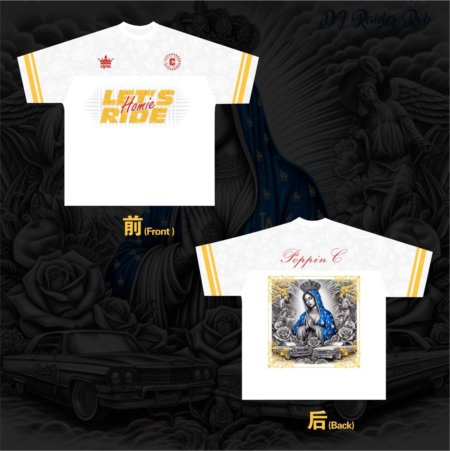 PoppinCxKeeping Crossover 7.0RIDING FAR  T-shirt