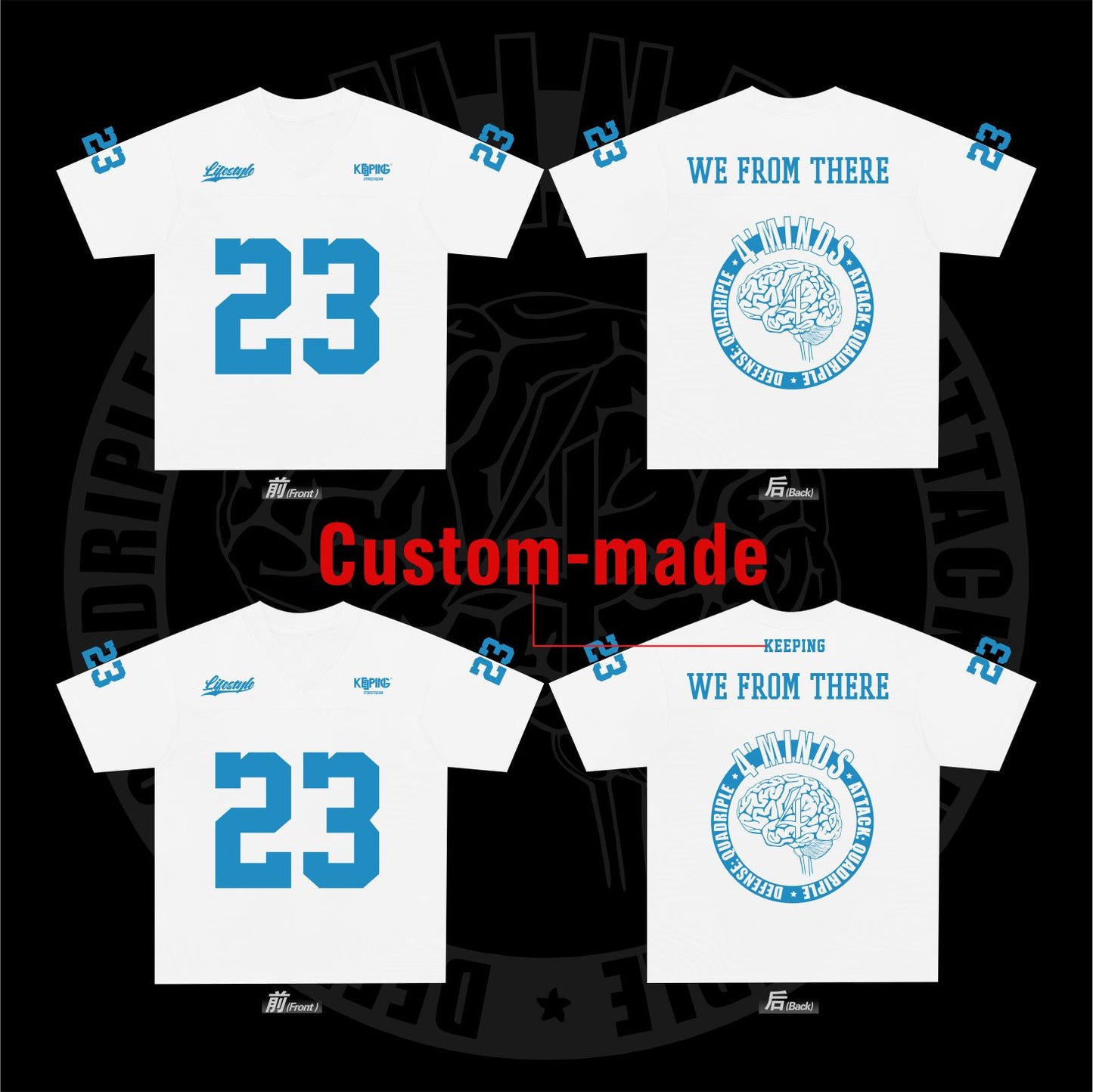 KinhoxKeeping Crossover Quick-drying short-sleeved shirts We From There