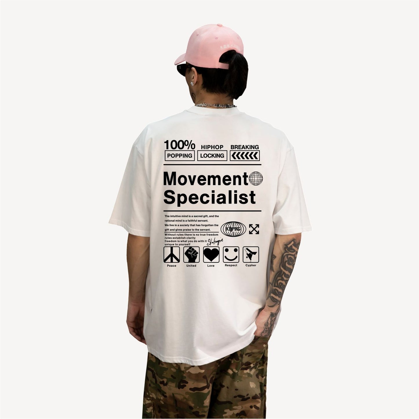 slimboogiexKeeping Crossover "Movement Specialist "T-shirt
