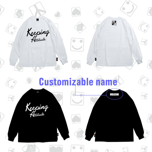 Keeping Attitude  Long sleeve