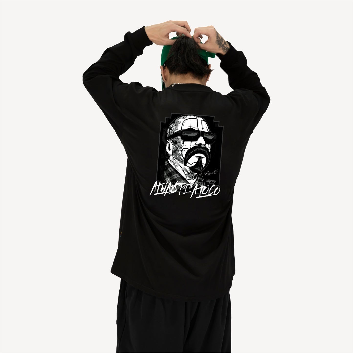 PoppinCxKeeping Crossover  Long sleeve8.0  loco style