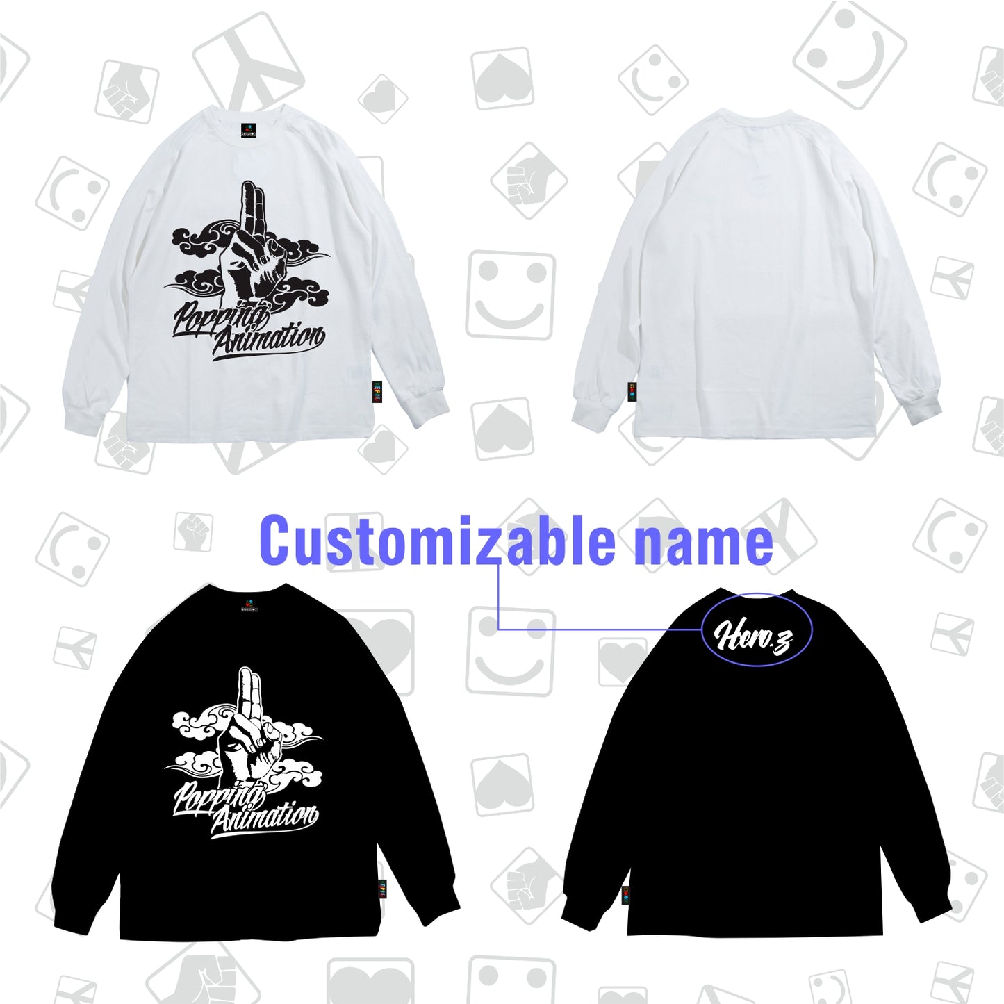 Hero.zxKeeping Crossover Long sleeve