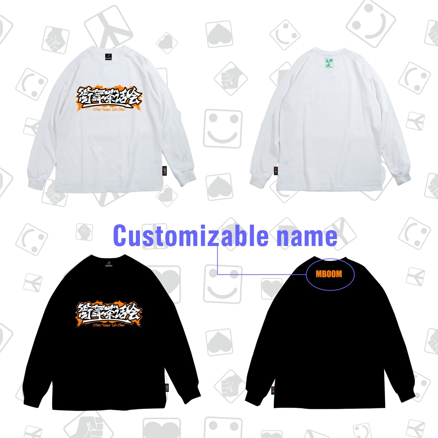 Flag king orangexKeeping Crossover  Long sleeve