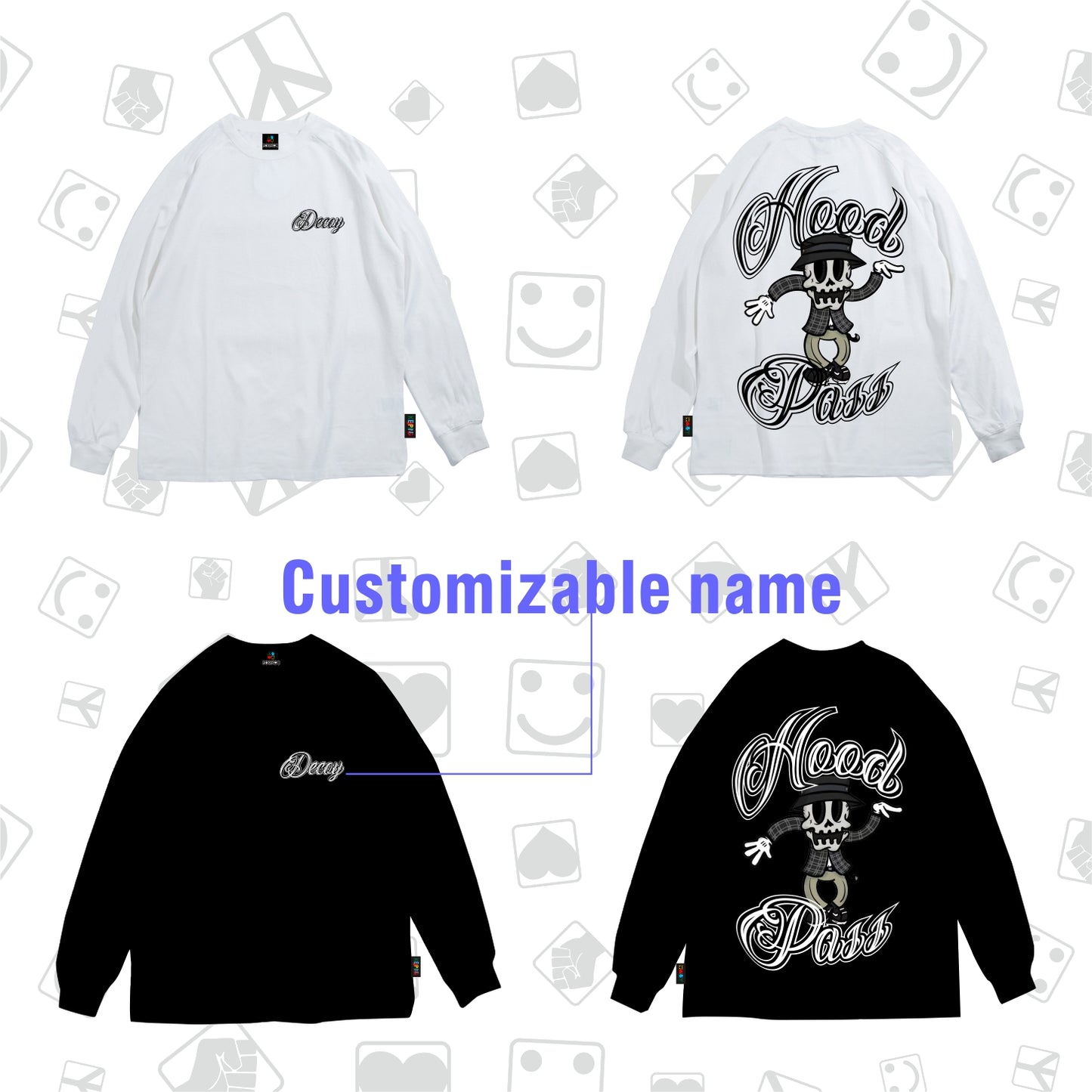 DecoyxKeeping Crossover Long sleeve（Style 2）