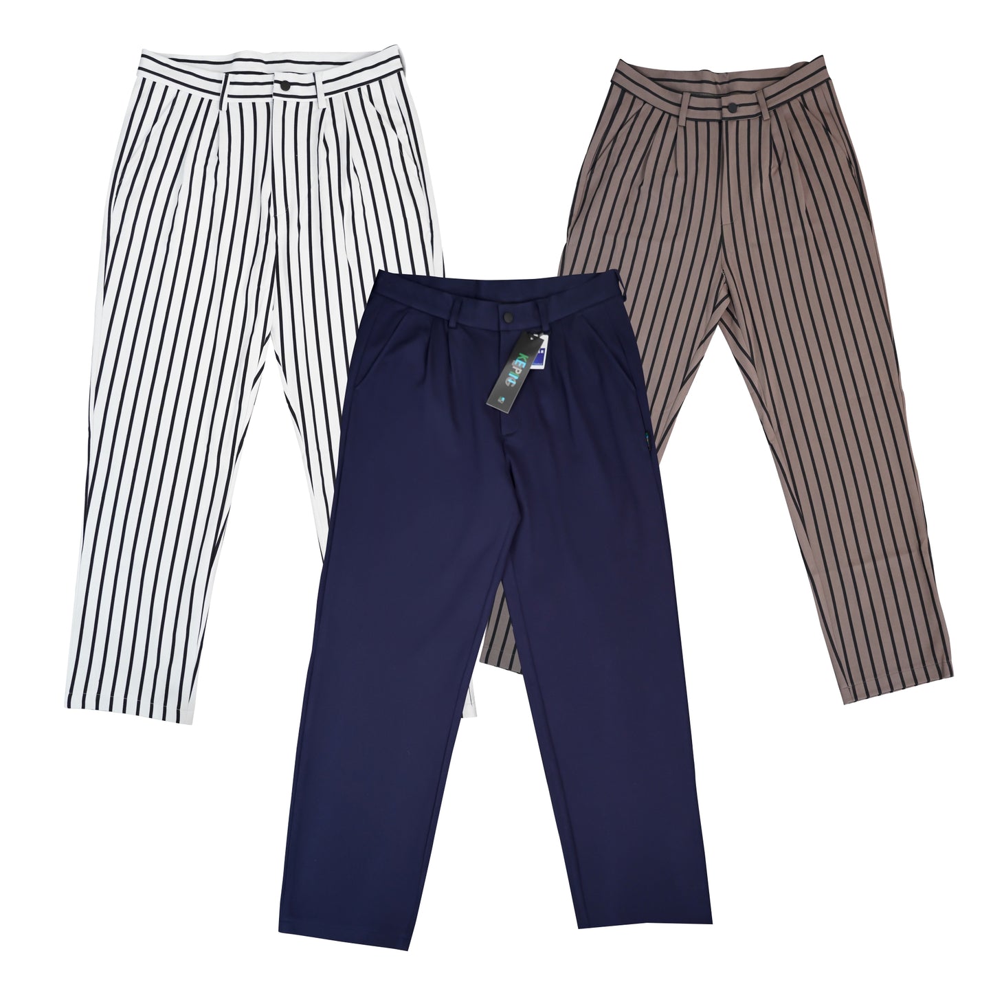 Keeping Striped suit pants