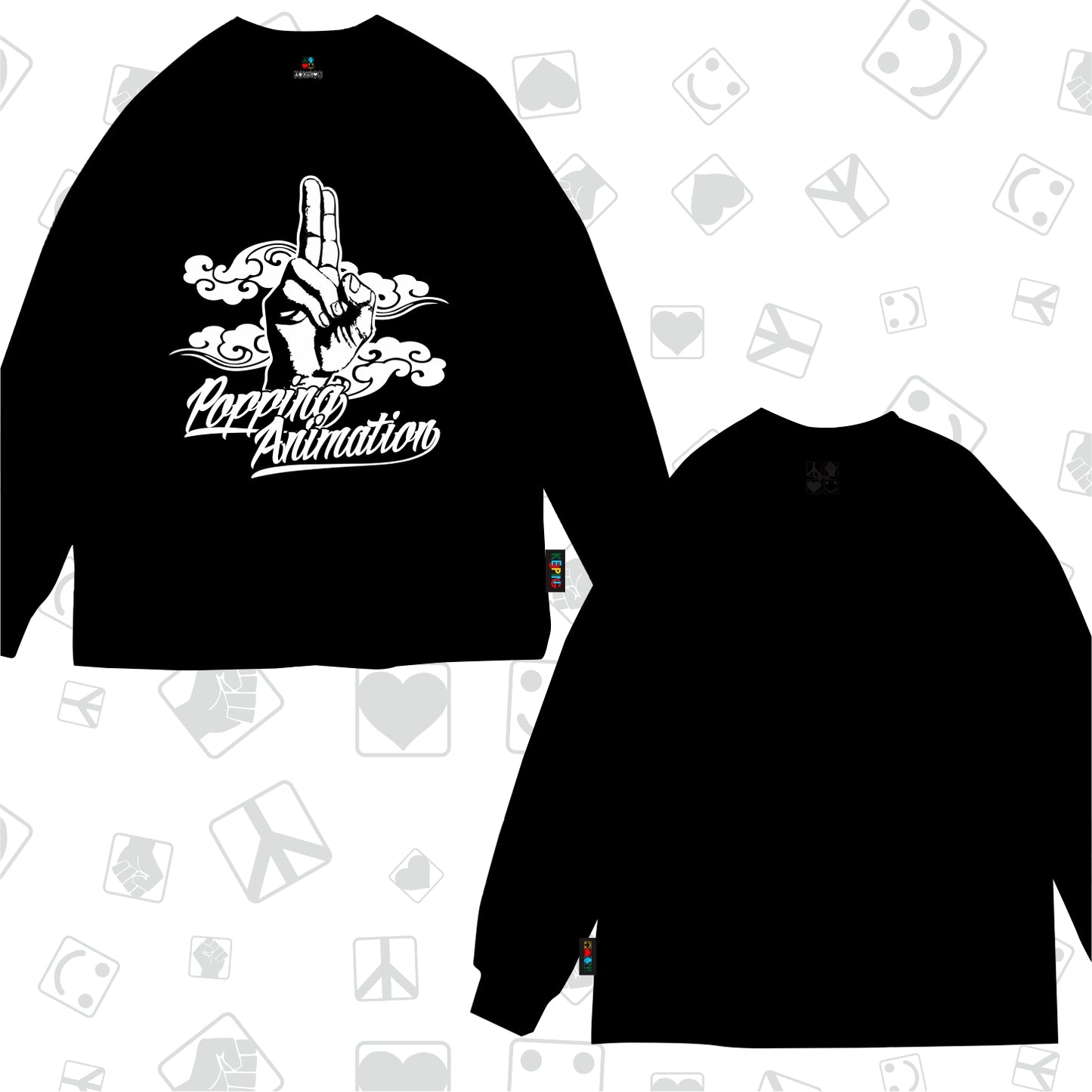 Hero.zxKeeping Crossover Long sleeve