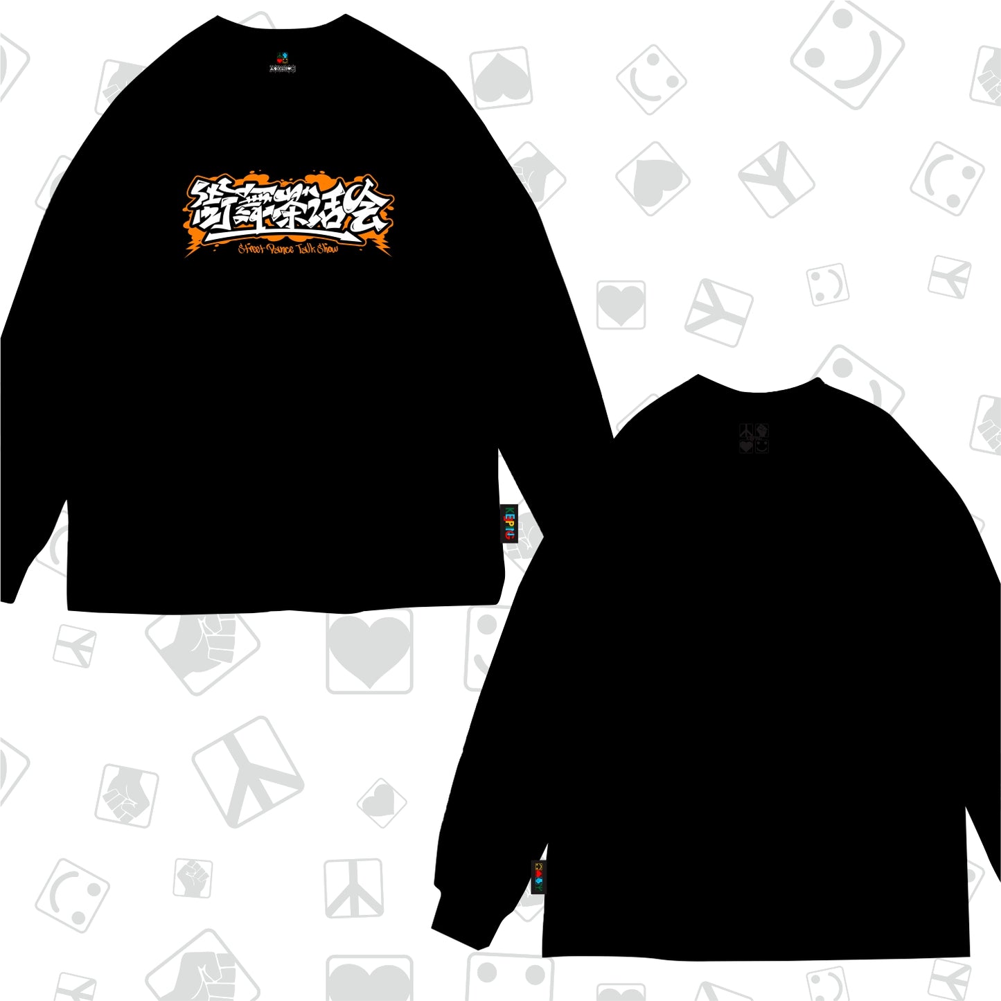Flag king orangexKeeping Crossover  Long sleeve