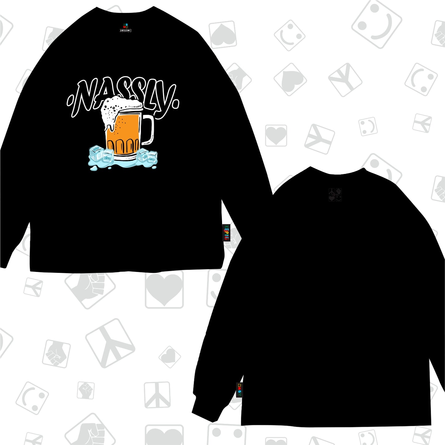 NasslyxKeeping Crossover  Long sleeve