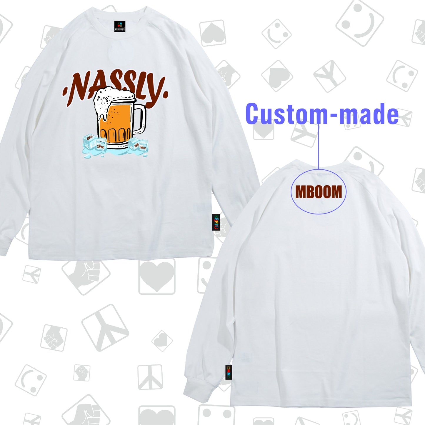 NasslyxKeeping Crossover  Long sleeve
