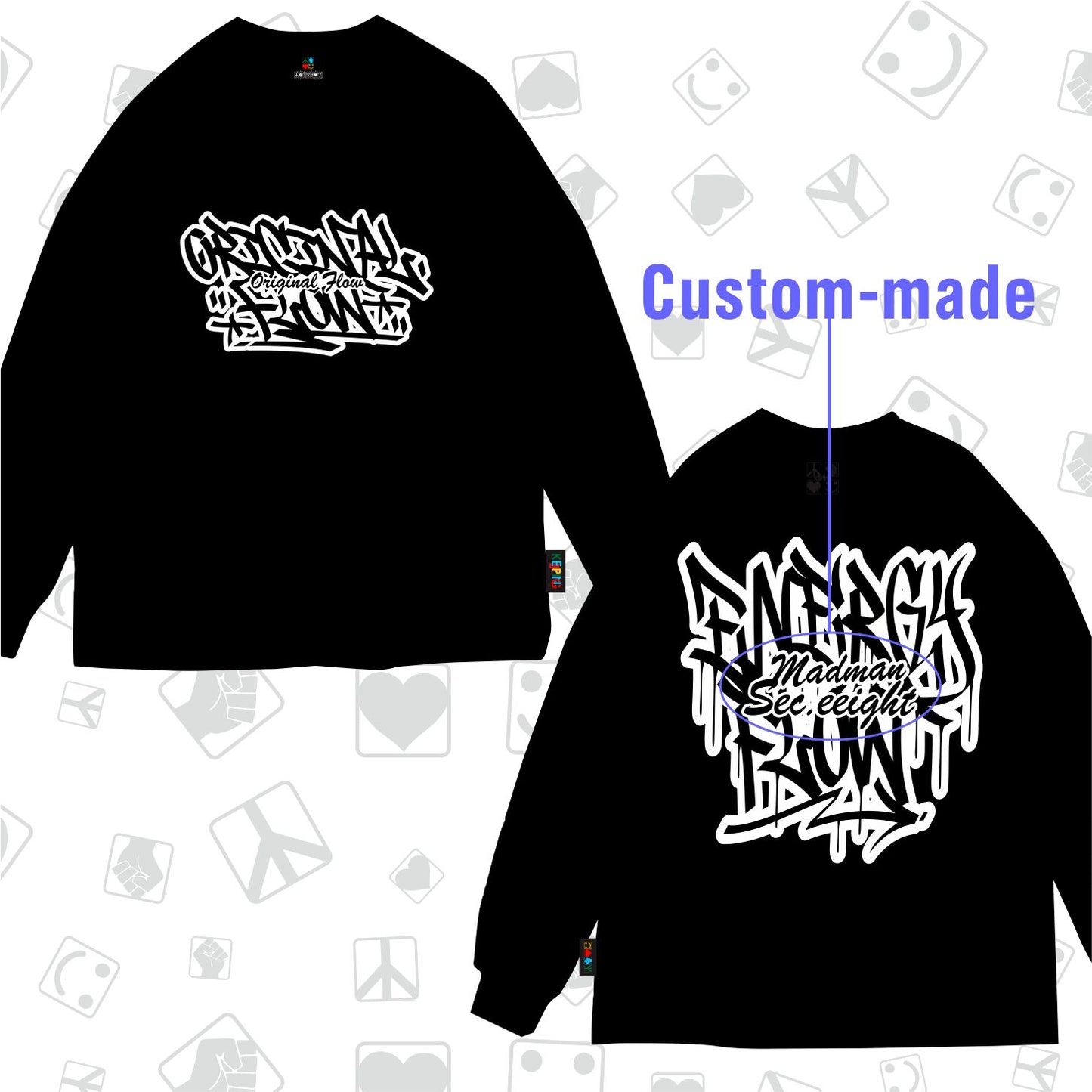 Bboy MadmanxKeeping Crossover  Long sleeve